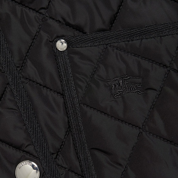 Burberry Black Quilted Nylon Puffer - Womens - Small - Picture 12 of 12